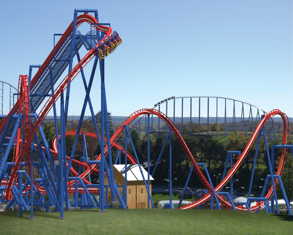 Patriot Rollercoaster at Worlds of Fun - Kansas City, MO